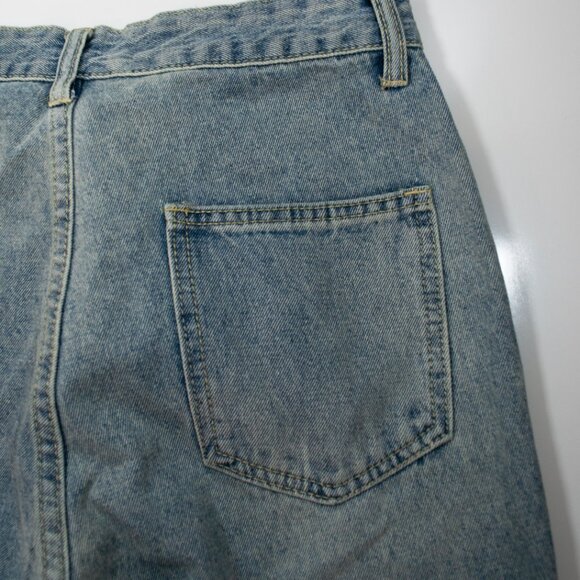 NEW Real Takai High Rise Jeans Juniors Large L Blue Street Flared Hem K06X - Picture 4 of 4